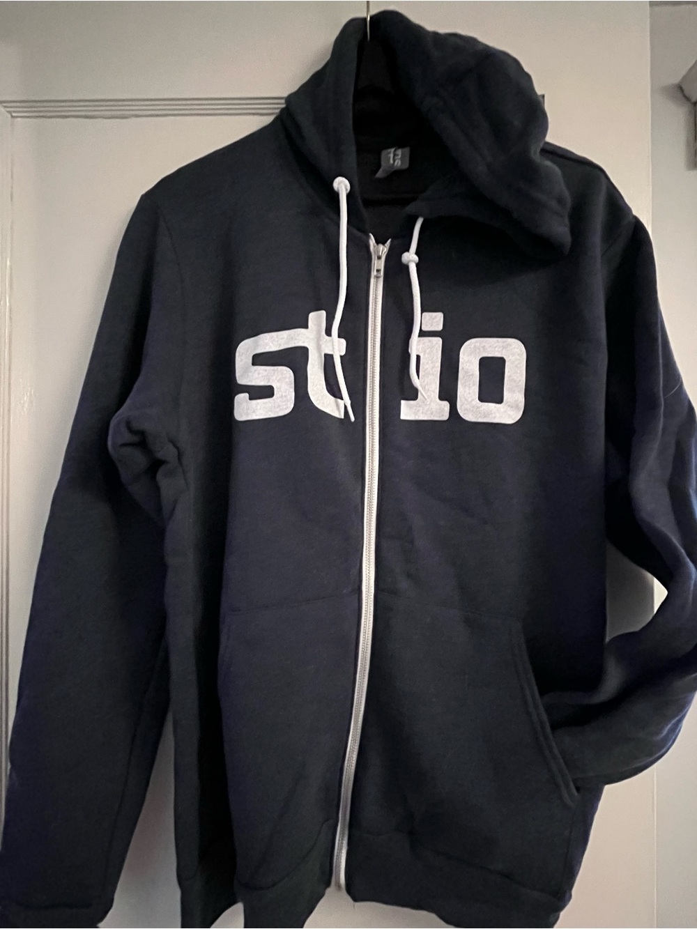 Stio Blue Soft Zip Hoodie Mens Large